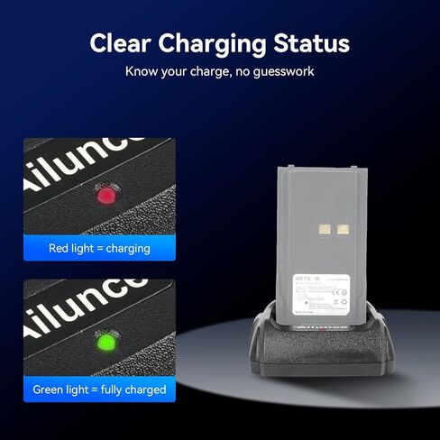 Retevis Ailunce HD1 HD2 Walkie Talkie Charger, Original Charging Base, USB-C Desktop Charger, Compatible with Ailunce HD1 HD2 Walkie Talkie and Battery(1 Pack) in Saudi Arabia