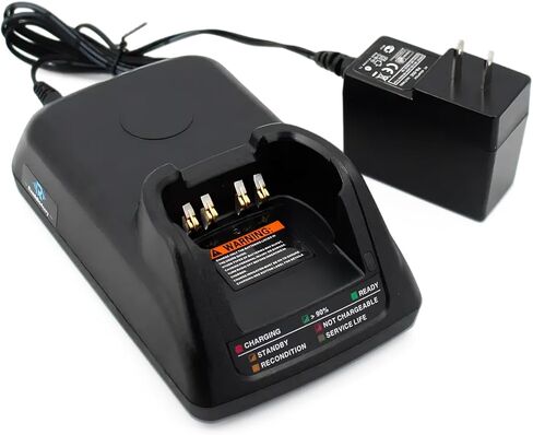 شاحن راديو APX6000 APX7000 APX8000 SRX2200N السريع NNTN7079A-متوافق مع موتورولا NNTN7038 PMNN4485A PMNN4486 PMNN4403A NNTN4487 بطارية ويستبدل WPLN7080A WPLN7080 NNTN7079A in Kuwait