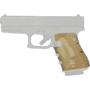 Adhesive Grip Compatible with Glock 19/23/25/32/38/43X/44/48/49 (All Gens/Backstraps) | Dri-Touch™ Thin 0.7mm, Tool-Free Install in Saudi Arabia