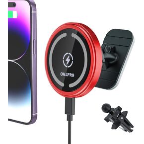 OHLPRO for MagSafe Car Mount iPhone Wireless Car Charger with Adapter in Kuwait