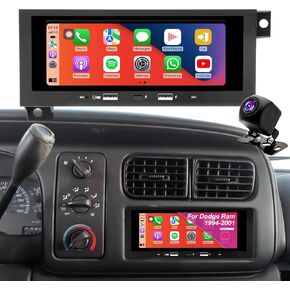 Car Radio for Dodge Ram 1500 2500 3500 1994-2001, Jeep Grand Cherokee 1993-1998, Wrangler 1997-2002, Chrysler Town & Country 1990-2000,6.86'' Touchscreen Stereo CarPlay Android Auto GPS Bluetooth WiFi in Saudi Arabia