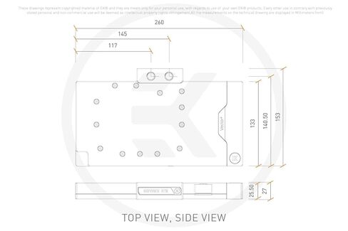 EKWB EK-Quantum Vector 2 Strix/TUF RTX 4080 GPU Water Block، Digital RGB، Nickel + Plexi in Saudi Arabia