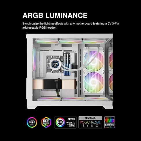 GAMDIAS Aura GL240 Digital AIO PC CPU Liquid Cooler in Saudi Arabia