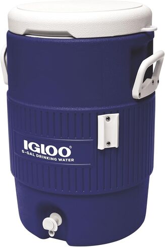 Igloos 5 Gallon Heavy-Duty Portable Beverage Cooler and Water Dispenser Jug, High-Performance Insulation for Ice Retention, Leak-Resistant Spigot, Pressure-Fit Lid, Outdoor Hydration Station in Saudi Arabia