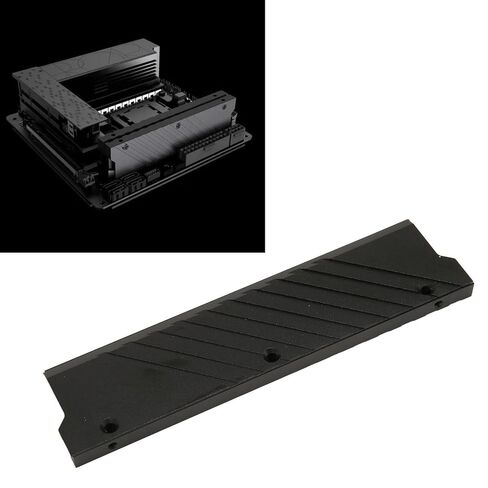 Memory RAM Heat Sink, Top Hole Aluminum Alloy Memory Cooling Heatsink Professional Improve Performance for DDR5 Memory Module (Black) in Saudi Arabia
