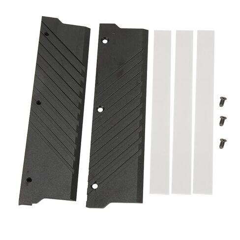 Memory RAM Heat Sink, Top Hole Aluminum Alloy Memory Cooling Heatsink Professional Improve Performance for DDR5 Memory Module (Black) in Saudi Arabia