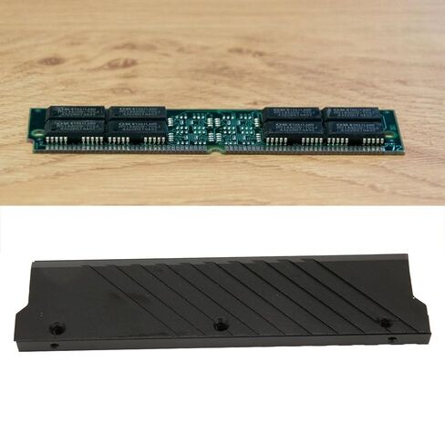 Memory RAM Heat Sink, Top Hole Aluminum Alloy Memory Cooling Heatsink Professional Improve Performance for DDR5 Memory Module (Black) in Saudi Arabia