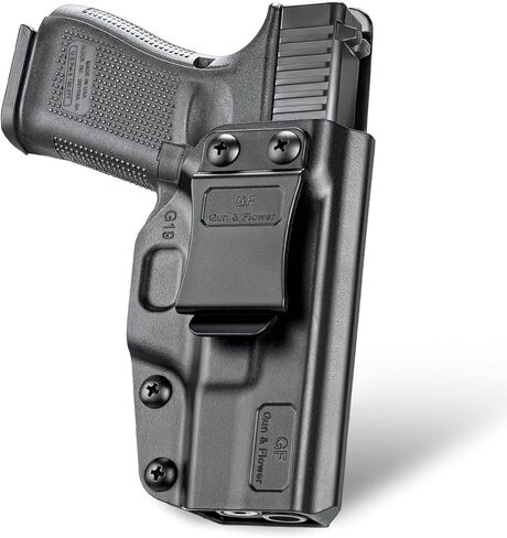 حافظة G19 - متوافقة مع Glock 19 / 19X Gen 3 4 5 6 & Glock 23/32 Gen 3 4 & Glock 44/45 & MOS، Adj.Retention & Cant، حافظة 9 مم، متوفرة في IWB/OWB واليد اليمنى / اليسرى وKydex والبوليمر والمخلب in Saudi Arabia