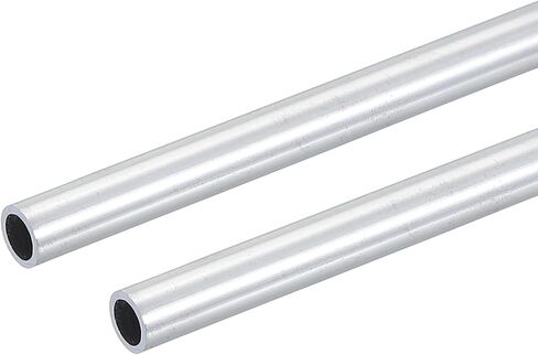 PATIKIL 6063 Aluminum Tube, 2 Pcs 12mm OD 1mm Thickness 300mm Length Aluminum Round Tubing Seamless Metal Straight Pipe for DIY Crafts Industrial Model Furniture in Saudi Arabia