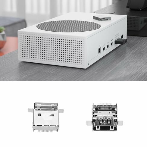 CHICHIYANG Spare Metal Replacement Game Console HDMI Port Parts For Xbox Series X in Saudi Arabia