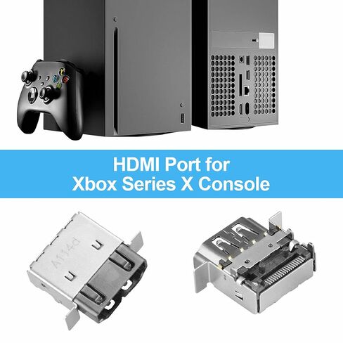 أجزاء منفذ HDMI لوحدة التحكم في الألعاب المعدنية من DBEIXIWEI لاستبدال Xbox Series X in Saudi Arabia