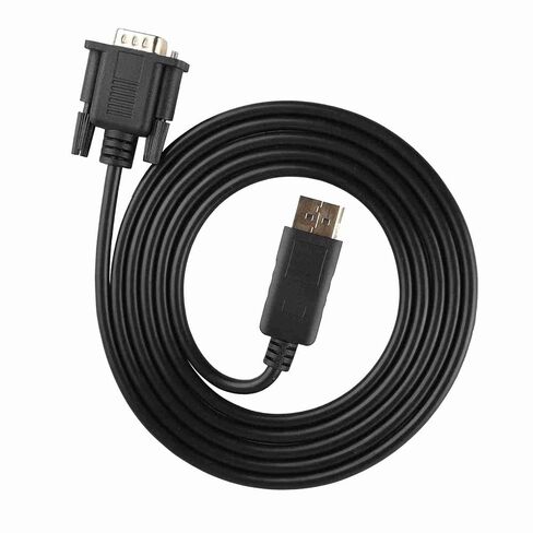 DisplayPort to VGA Cable Converter Adapter, Active Video Converter Cord, Source Converter Cable for Video Data Transmission in Saudi Arabia