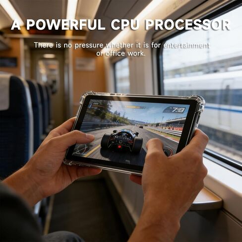 تابلت WUIUHOU مقاس 7 بوصة بنظام Android 15، تابلت مع حافظة، ذاكرة وصول عشوائي 8 جيجابايت (3 جيجابايت + 5 جيجابايت ممتدة) وذاكرة وصول عشوائي 32 جيجابايت، بطارية 3000 مللي أمبير في الساعة، كاميرا مزدوجة، علامة تبويب 2.4G/5G WiFi 6 - جهاز لوحي صغير محمول للع in Kuwait
