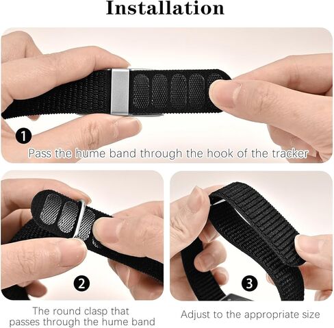 6 Pack Nylon Loop Wristband Compatible with Hume Band Replacement, Hook and Loop Breathable Soft Strap for Fitness Tracker Women Men in Saudi Arabia