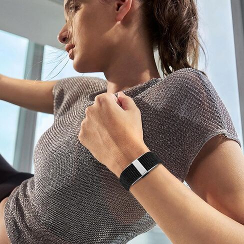 6 Pack Nylon Loop Wristband Compatible with Hume Band Replacement, Hook and Loop Breathable Soft Strap for Fitness Tracker Women Men in Saudi Arabia