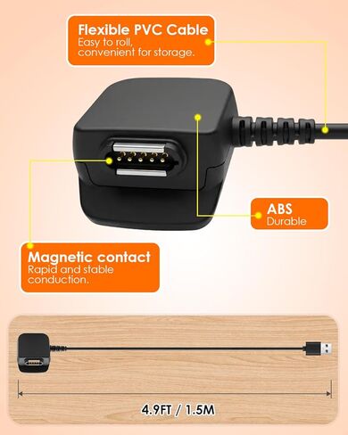 محول شحن بديل مع كابل متوافق مع Halo Collar 4 5 Dog Fence، USB in Kuwait