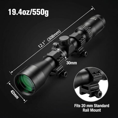 Persei 2-7x42 طويل العين الإغاثة بندقية الكشفية نطاق 30 مللي متر أنبوب Rangefinder شبكاني يناسب Mosin Nagant 1891/30 M39 in Kuwait