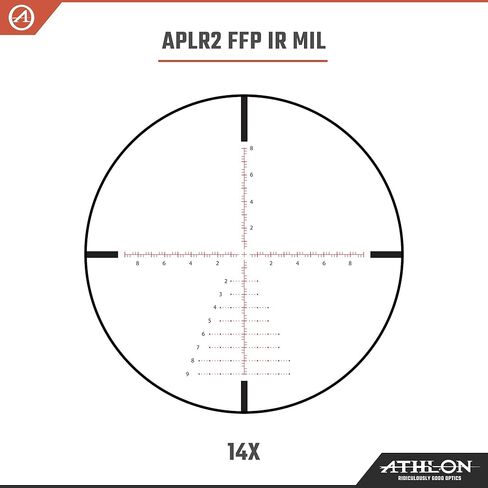 Athlon Optics 215029: Talos BTR 4-14X44, Gen2 Riflescope Direct Dial, Side Focus 30Mm Tube Ffp, Aplr2 Ffp Ir-Mil in Saudi Arabia