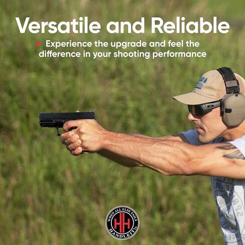 Handleitgrips Grip Tape Compatible with Springfield XDM Elite Subcompact 10mm / 45 ACP - Black Sandpaper Grip Tape, Easy Installation, Parts & Accessories, Veteran Owned, Made in USA in Saudi Arabia