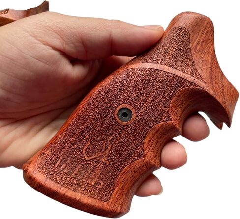 New Padauk Wood Grips Compatible with Taurrus Tracker/Judge 17 44 415 425 450 617 627 692 Rough Texture Engraved #Track03 in Saudi Arabia