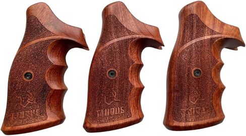 New Padauk Wood Grips Compatible with Taurrus Tracker/Judge 17 44 415 425 450 617 627 692 Rough Texture Engraved #Track03 in Saudi Arabia