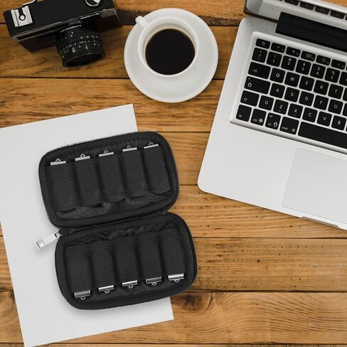 Flash Drive Case, USB Drive Holder, Storage Bag for Thumb Drive, Light Weight and Easy to Put into Handbag, Protect and Store Small Items, 10 Slots Electronic Accessories Organizer in Saudi Arabia