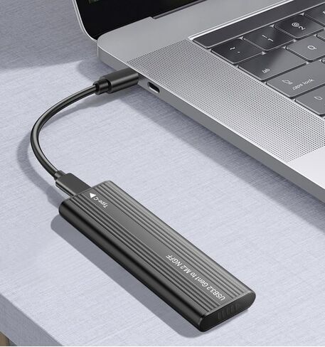 محول حاوية M.2 SATA SSD، USB3.2 Gen1 5 جيجابت في الثانية SATA NGFF B-Key/B&M Key SSD قارئ SSD مع حواف UASP، لـ 2230 2242 2260 2280 SSDs in Saudi Arabia