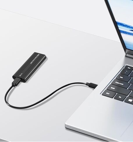 محول حاوية M.2 SATA SSD، USB3.2 Gen1 5 جيجابت في الثانية SATA NGFF B-Key/B&M Key SSD قارئ SSD مع حواف UASP، لـ 2230 2242 2260 2280 SSDs in Saudi Arabia