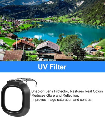 UV Filter for DJI Neo 2 Drone, HD Optical Glass Snap-On Lens Protector, Gimbal Safe, Reduce Glare & Enhance Contrast for Aerial Camera in Saudi Arabia