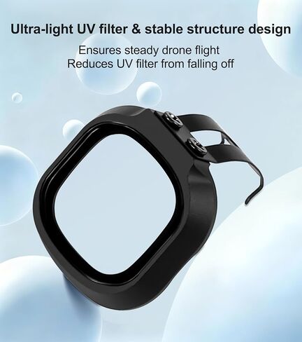 UV Filter for DJI Neo 2 Drone, HD Optical Glass Snap-On Lens Protector, Gimbal Safe, Reduce Glare & Enhance Contrast for Aerial Camera in Saudi Arabia