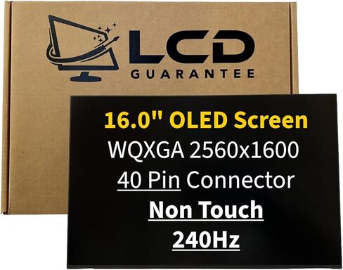 استبدال شاشة الكمبيوتر المحمول OLED لجهاز Legion Pro 7 16IAX10H وLegion 7 16IAX10 16 بوصة WQXGA 2.5K 240 هرتز غير تعمل باللمس (83F5006GUS) in Kuwait