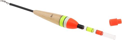 4pcs Fishing Bobbers Floats, Balsa Wood Body Spring Fishing Floats and Bobbers, Oval High Sensitive for Crappie Bluegill Trout Bass Catfish in Saudi Arabia