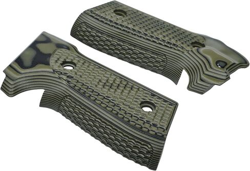 مقبض Hogue Piranha Scale G10 لـ SIG Sauer P228 وP229، G-Mascus Green - 28138 in Saudi Arabia