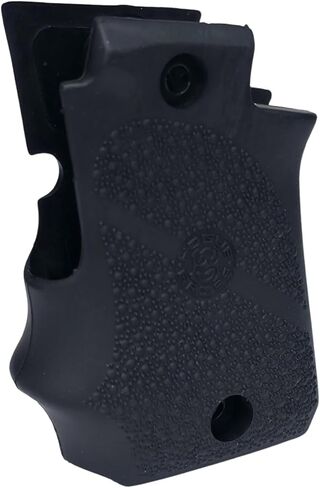 Hogue Overmolded Rubber Grip for SIG SAUER P938 Ambi-Safety with Finger Groves, Black - 98080 in Saudi Arabia
