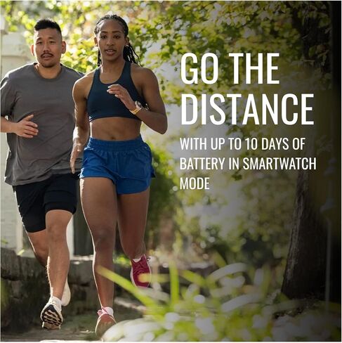 ساعة Garmin Forerunner 570 الذكية للجري مقاس 42 مم بنظام تحديد المواقع العالمي (حزام رمادي/أسود) مع حامل وكابل شحن وشاحن سيارة (3 قطع) in Kuwait