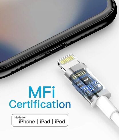 [معتمد من Apple MFi] محول مقبس سماعة الرأس Apple Lightning إلى 3.5 مم، 2 حزمة كابل محول صوت Aux iPhone 3.5 مم متوافق مع iPhone 14 13 12 11 Pro Max XS XR X 8 7 6 5 in Kuwait