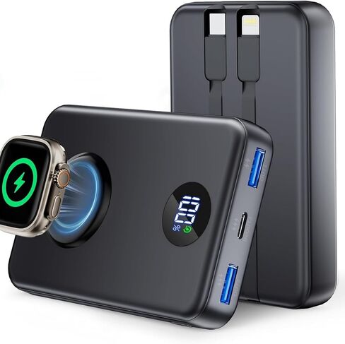 COPINK 15000mAh Mini Portable Charger Power Bank [for Apple Watch],Green in Saudi Arabia