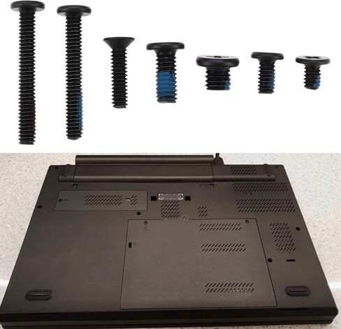 ECSiNG Replacement Laptop Screw Set Kit Compatible with Lenovo ThinkPad T520 T530 W520 W530 Notebook Repair Screws Assortment in Saudi Arabia