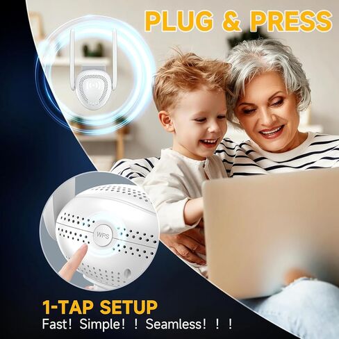 2026 Mesh AX3000 WiFi 6 معزز إشارة موسع للمنزل، نطاق يصل إلى 20 كيلو متر مربع، مكرر إنترنت لاسلكي بسرعة 3000 ميجا بت في الثانية، مكبر إشارة ثنائي النطاق مع منفذ جيجابت إيثرنت، موسع واي فاي أسرع 10 مرات in Kuwait