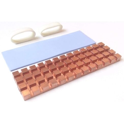 Easycargo M.2 2280 SSD Heatsink Kit, Cooler Heat Sink Thermal Pad for Cooling M.2 70mmx22mmx1.5mm in Saudi Arabia