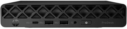 HP ProDesk 4 G1i Mini PC Desktop Computer - Intel Core Ultra 5 235T - 16 GB DDR5 SDRAM - 512 GB SSD - Jack Black - Intel Q870 Chip - Windows 11 Pro - English Keyboard - IEEE 802.11ax Wireless LAN in Saudi Arabia