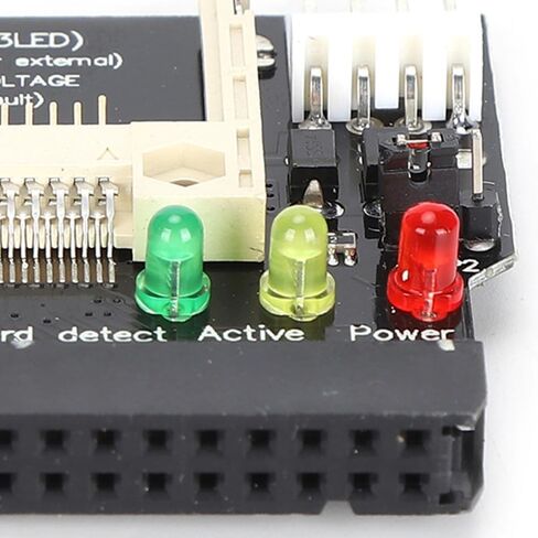 محول CF إلى IDE 40 Pin Female Interface - قارئ بطاقة فلاش مدمج لمحركات الأقراص من النوع I/II/Micro، مدخل طاقة 5 فولت in Saudi Arabia