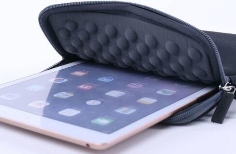 حقيبة حمل للكمبيوتر اللوحي مقاومة للصدمات مقاس 9-11 بوصة لجهاز iPad 9.7 بوصة 10.2 بوصة iPad Air 10.9 بوصة 11 بوصة Samsung Galaxy Tab S6 Lite A7 10.4 بوصة Galaxy Tab A8 S6 S5e 10.5 بوصة Microsoft Surface Go 4/3/2 10.5 بوصة (رمادي) in Saudi Arabia