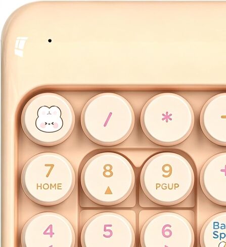Wireless Number Pad | 18 Keys Cartoon External Numpad | 2.4G Numeric Keypad - for Financial Accounting Office Work Study Game PC Laptop in Saudi Arabia