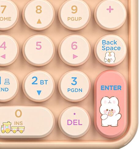 Wireless Number Pad | 18 Keys Cute Numpad - 2.4G Numeric Keypad,for Financial Accounting Office Work Study Game PC Laptop in Saudi Arabia