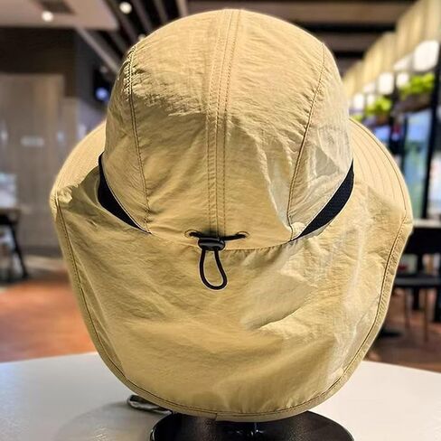 Summer Retro Neck Protection Sun Hats for Women Men Sun Protection Hiking Fishing Hat Western Outdoor Shawl Caps in Saudi Arabia