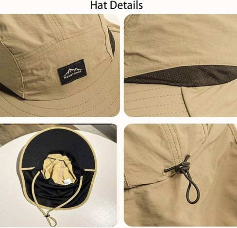 Summer Retro Neck Protection Sun Hats for Women Men Sun Protection Hiking Fishing Hat Western Outdoor Shawl Caps in Saudi Arabia