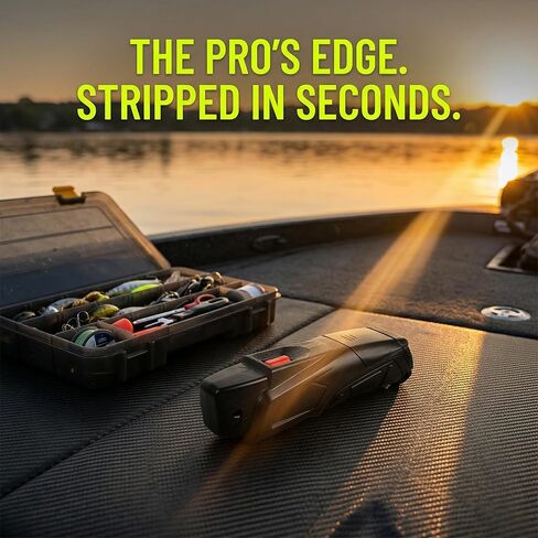 Electric Fishing Line Spooler & Stripper - High Speed Portable Fishing Line Remover Tool for Quick Line Replacement, Automatic Line Spooler Machine for Spinning & Casting Reels in Saudi Arabia