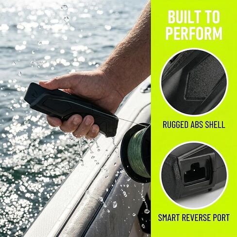Electric Fishing Line Spooler & Stripper - High Speed Portable Fishing Line Remover Tool for Quick Line Replacement, Automatic Line Spooler Machine for Spinning & Casting Reels in Saudi Arabia