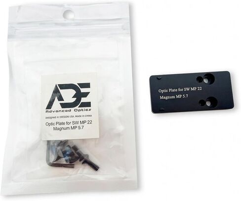 Optic Red Dot Mounting Plate for Smith & Wesson SW MP 22 Magnum and MP 5.7 Pistols - Compatible with Docter/Noblex,Vortex Venom,Burris Fastfire,HEX Dragonfly,Leica Tempus,Cyelee Calf X1/X1 V2 Red Dot in Saudi Arabia